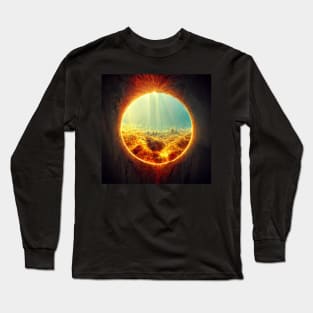 Into the Sun | Ocean on Fire Long Sleeve T-Shirt